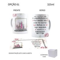 Caneca 325ml Profissões Arquitetura Arquiteta Arquiteto