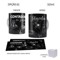 Caneca 325ml Profissões Fotografia Fotógrafo Fotógrafa