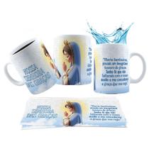 Caneca 325ml Santos Católicos Nossa Senhora Aparecida Graças