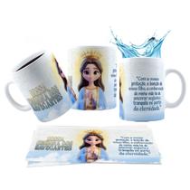 Caneca 325ml Santos Católicos Nossa Senhora Aparecida Graças