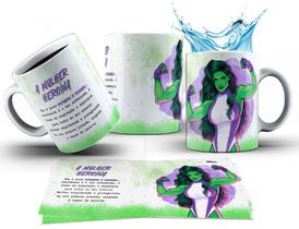 Caneca 325ml She-Hulk Dia Das Mulheres Caneca 325ml She-Hulk Dia Das Mulheres