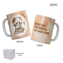 Caneca 325ML Signos Chibi Áries Touro Gêmeos Câncer Leão etc