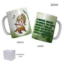 Caneca 325ML Signos Chibi Áries Touro Gêmeos Câncer Leão etc