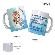 Caneca 325ML Signos Chibi Áries Touro Gêmeos Câncer Leão etc