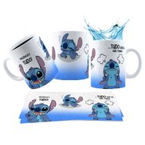 Caneca 325ml Stitch Paciência é tudo! Tudo que eu não tenho Caneca 325ml Stitch Paciência é tudo! Tudo que eu não tenho