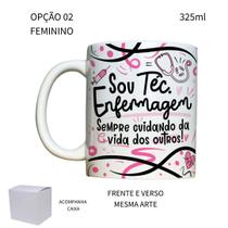 Caneca 325ml Técnico Técnica de Enfermagem Caneca 325ml Técnico Técnica de Enfermagem