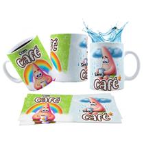 Caneca 325ml Turma do Bob Esponja Com Café, Sem Café Caneca 325ml Turma do Bob Esponja Com Café, Sem Café