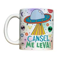 Caneca 325ml Vibes Alien Disco Voador Cansei Me Leva Caneca 325ml Vibes Alien Disco Voador Cansei Me Leva
