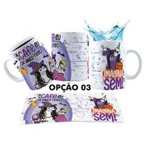 Caneca 325ml Wicca Bruxas Engraçada No conto de fadas também