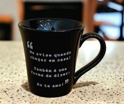 Caneca 330ml preta voce e eu/ eu e voce 0003683318