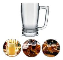 Caneca 340ml Chopp Cerveja Vidro Grosso Alça