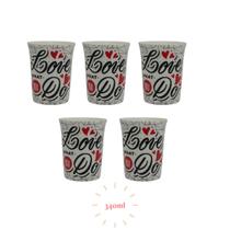 Caneca 340ml Leite Morno Café Chá 5 und Love You