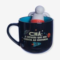 Caneca 350ml c/ infusor p/ cha astronauta - Preech Caneca 350ml c/ infusor p/ cha astronauta - Preech