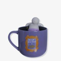 Caneca 350ml c/infusor p/ cha friends Caneca 350ml c/infusor p/ cha friends