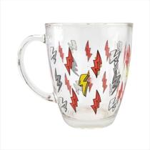 Caneca 350ml Em Vidro Estampada, Para Café, Chá ou Água