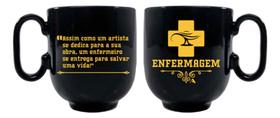 Caneca 350ml Enfermagem Caixa Presente Formatura Enfermeira - allmix presentes