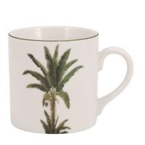 Caneca 350ml Porcelana Schmidt - Dec. Palmeira 2258