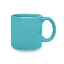 Caneca 360mL Cerâmica Azul Claro Biona