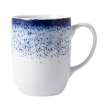 Caneca 360ml Porcelana Schmidt - Dec. Esfera Azul 2413