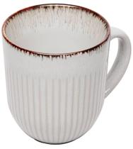 Caneca 380ml De Cerâmica Linear Cinza