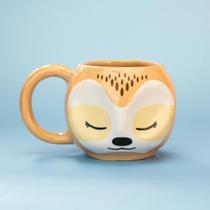 Caneca 3D Bicho Preguiça Cerâmica 250ml Broglio