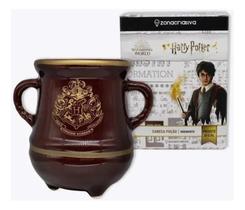 Caneca 3d Caldeirão Poção Hogwarts Dourada Harry Potter