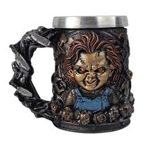 Caneca 3D Decorativa Tema Terror Em Resina Geek