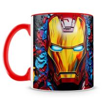 Caneca 3D do Homem de Ferro - Cerâmica Premium - 325ml - Presente para Fãs da Marvel Caneca 3D do Homem de Ferro - Cerâmica Premium - 325ml - Presente para Fãs da Marvel