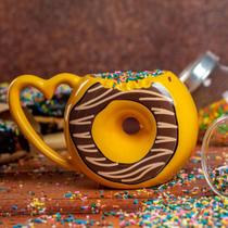 Caneca 3D Donuts Chocolate - ZONA CRIATIVA