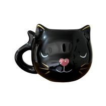 Caneca 3D Gato 380ml Personalizada Pai e Mãe de Pet Xicara Criativa Colecionável Presente Gatinho