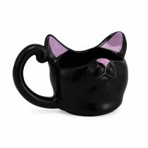 CANECA 3D GATO PRETO CERÂMICA 260ml BROGLIO