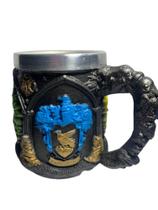 Caneca 3D Harry Potter Símbolos Casas Em Resina Geek
