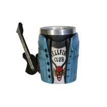 Caneca 3D Hellfire Club Em Resina - Stranger Things 550ml