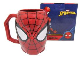 Caneca 3D Homem Aranha Spider-Man Porcelana 450ml Oficial Marvel - Zona Criativa