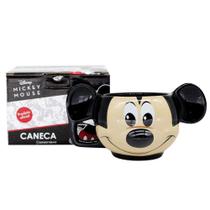 Caneca 3d Mickey Mouse Rosto Porcelana 300ML Oficial Disney - Zona Criativa