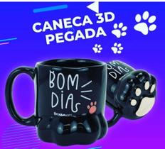 Caneca 3D "Pata" Gatinho Caneca 3D "Pata" Gatinho
