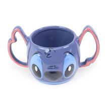 Caneca 3D Stitch Alça Dupla 450 ml - Zona Criativa