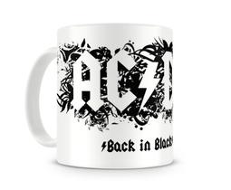 Caneca AC DC Back in black Caneca AC DC Back in black