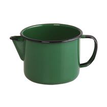 Caneca Aço Esmaltado 12cm 1 Litro Com Bico Verde Ewel