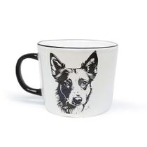 Caneca Acqua 366Ml Branco / Preto - I Love Dog