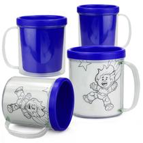 Caneca Acrílica 300ml para Colorir - 10 unidades Caneca Acrílica 300ml para Colorir - 10 unidades