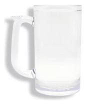 Caneca Acrilico Para Chopp Transparente Lisa 500ml