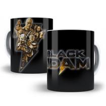 Caneca Adão Negro DC Porcelana Personalizada Modelo 3