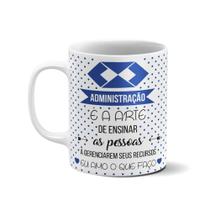 Caneca Administração 325ml Caneca Branca Personalizada Cursos