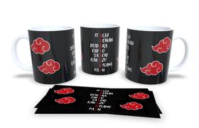 Caneca Akatsuki Naruto porcelana personalizada