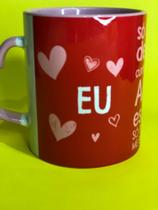 Caneca alça coração