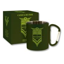 Caneca Alça Mosquetão Inox Adventure Camping Esporte Premium - Hug Box