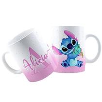 Caneca Alfabeto e Nome Stitch