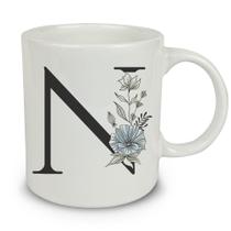 Caneca Alfabeto Floral Sortida 320mL