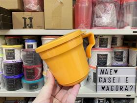 Caneca Aloha 350 ml Amarela com Tampa - Tupperware Caneca Aloha 350 ml Amarela com Tampa - Tupperware